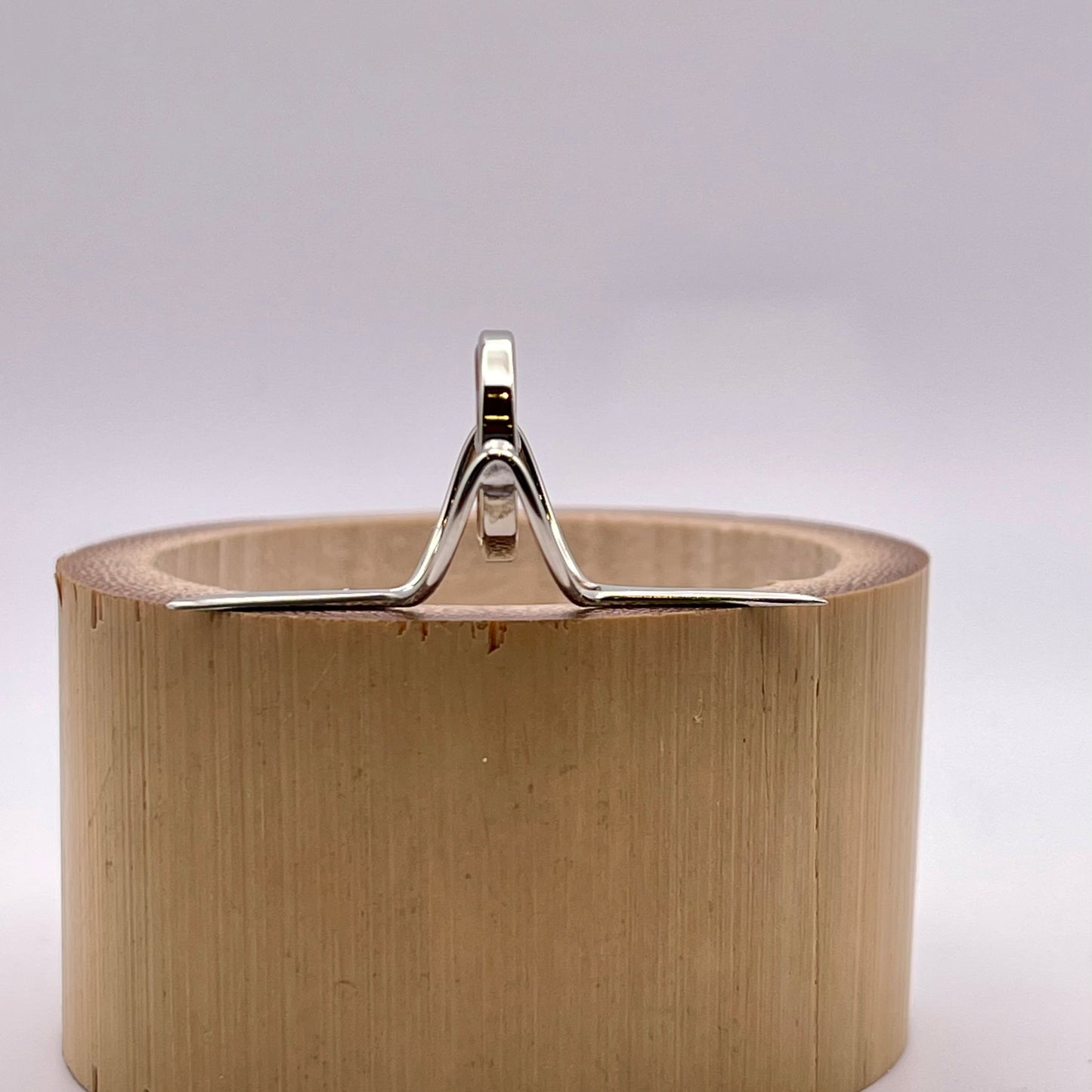 12mm Choice Agate Fly Rod Stripping Guide - Bright Nickel Silver Frame #0081