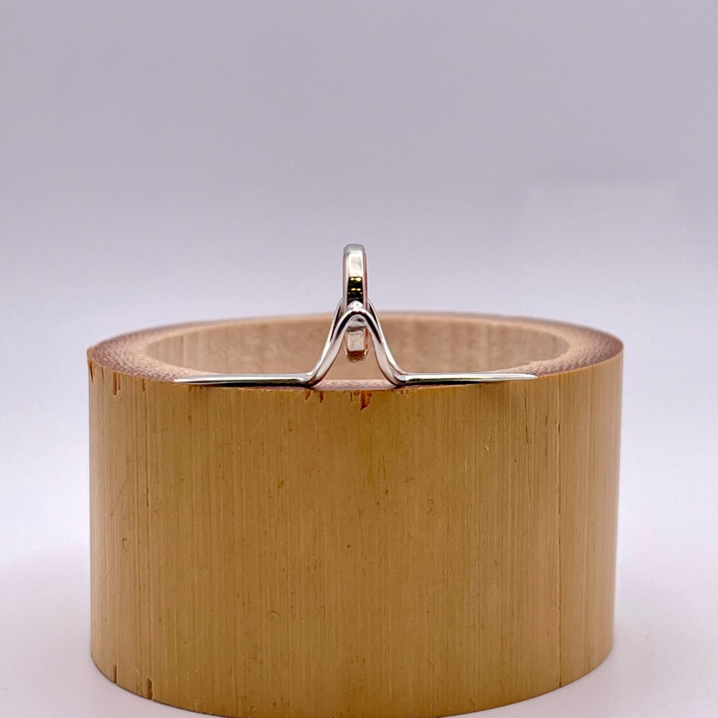 10mm Agate Fly Rod Stripping Guide - Bright Nickel Silver Frame #0083