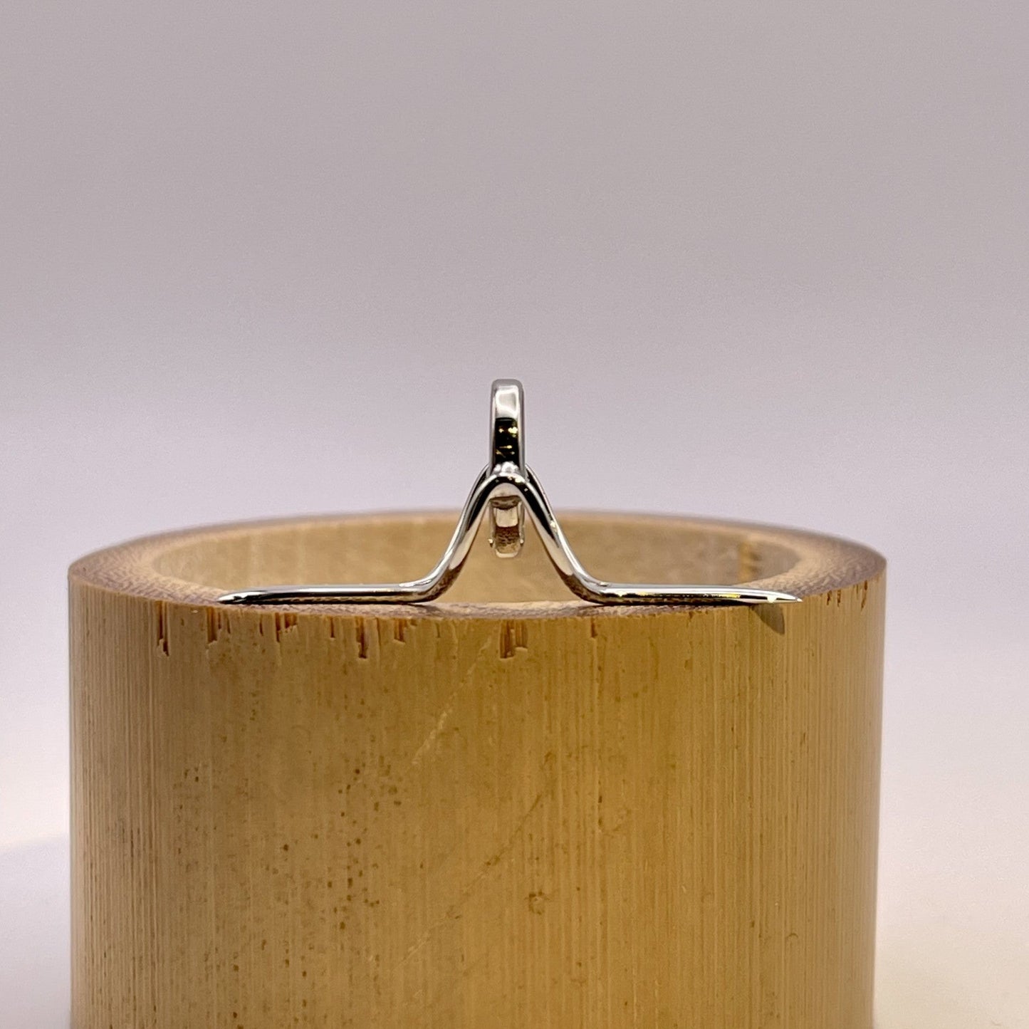 10mm Moss Agate Fly Rod Stripping Guide - Bright Nickel Silver Frame