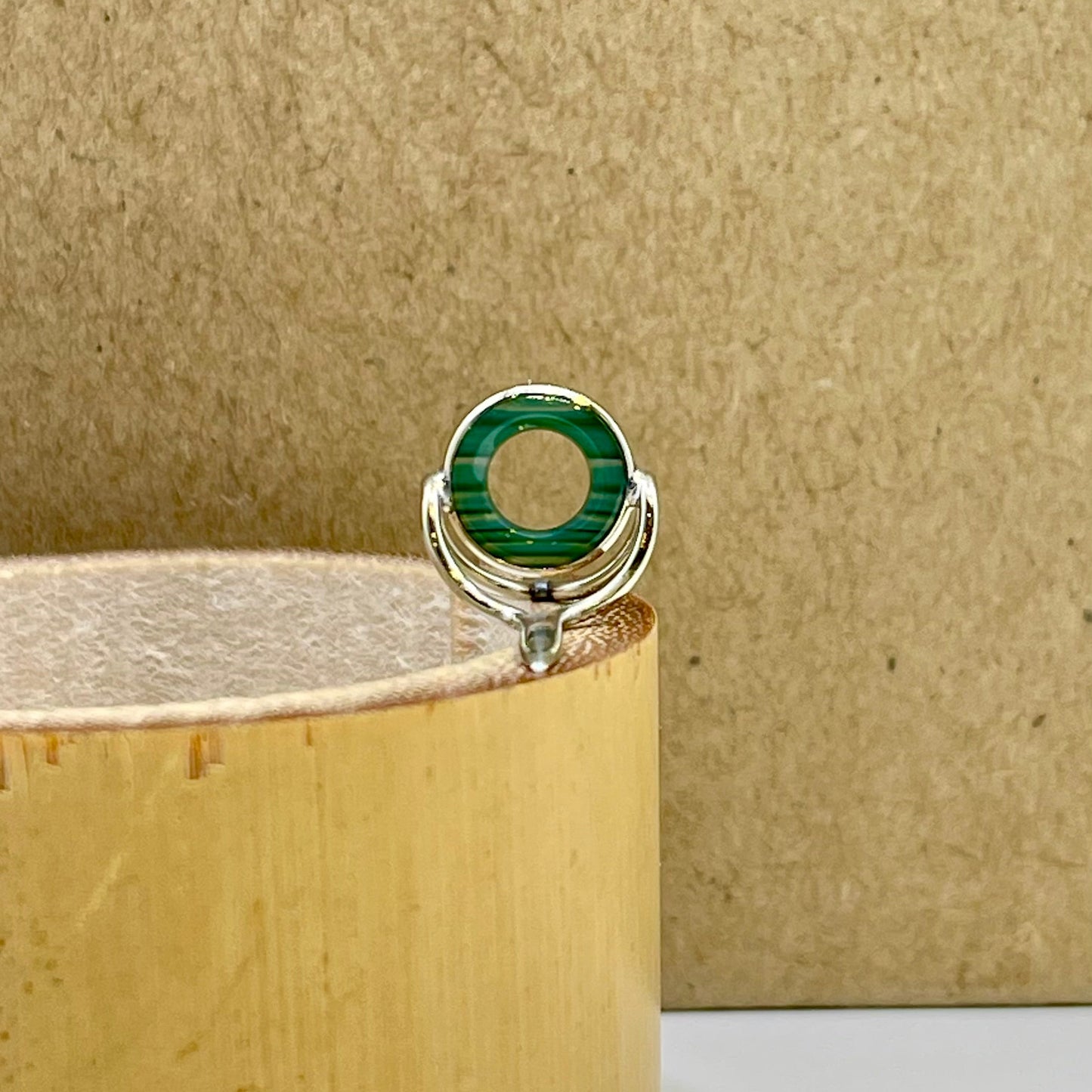 9mm Clear Agate Fly Rod Stripping Guide - Bright Nickel Silver Frame #0072