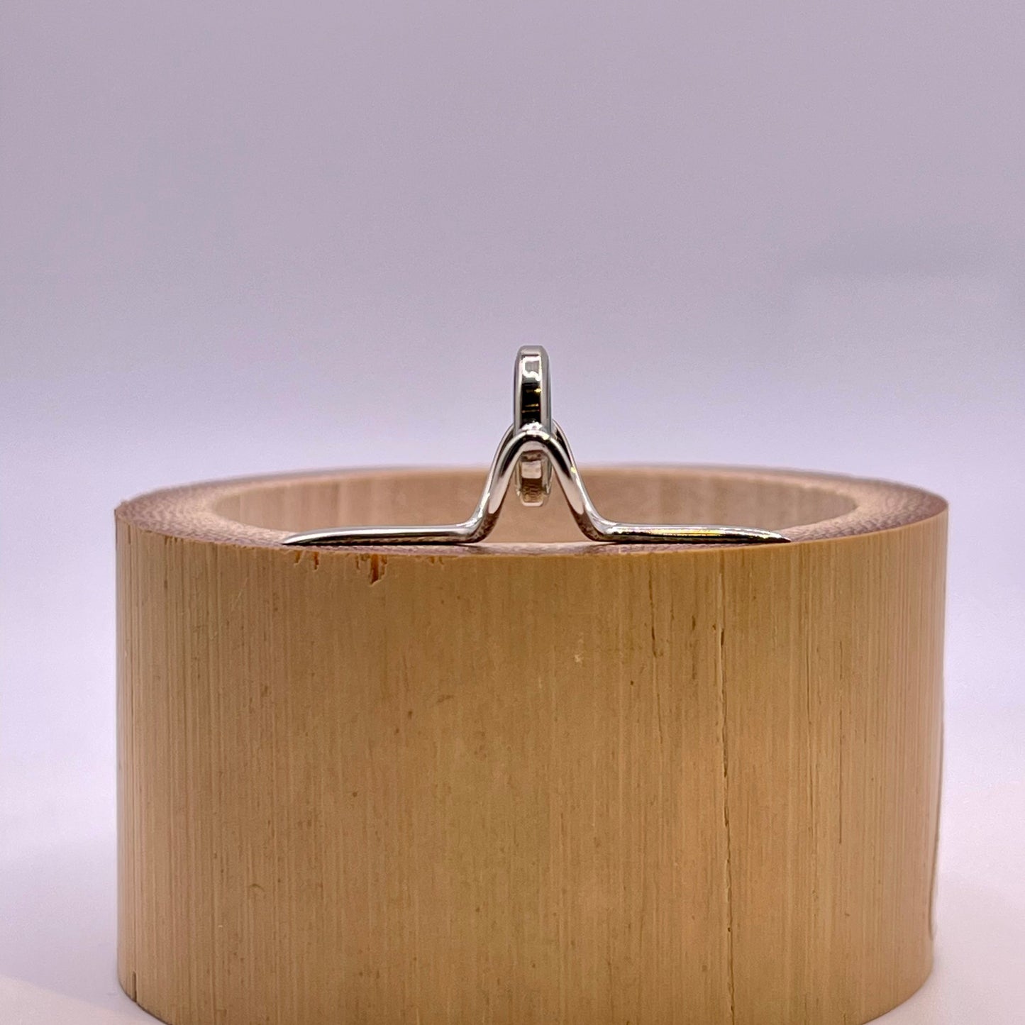 9mm Clear Agate Fly Rod Stripping Guide - Bright Nickel Silver Frame #0072