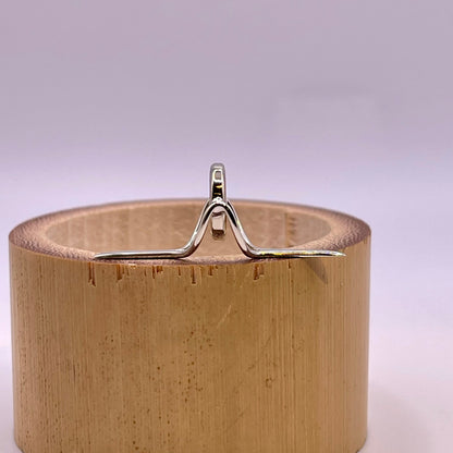 10mm Banded Agate Fly Rod Stripping Guide - Bright Nickel Silver Frame #0073